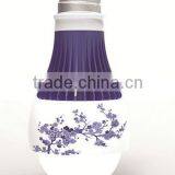 Artistic Lighting LED Ceramic Lamp ,LED Ceramic Bulb,blue and White Porcelain Lamp 3W 5W 7W ,ceramic LED Bulb