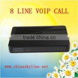 8 FXS VOIP IPPBX GATEWAY Interoperate Seamlessly With Softswitches or IP PBXs