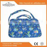 China supplier cotton colorful quilted textile printing travel girl litht computer sleeve