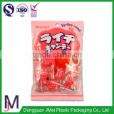 China factory food and candy Middle back seal bags