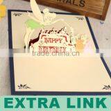 Custom Logo Decorative Paper Pop up Card