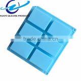 6 Cavities Rectangle Silicone Soap Molds thumbnail-5