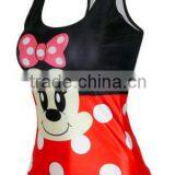 Wholesale Minnie Printed Tank Tops for Women Summer Workout thumbnail-1