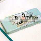 Rectangular Metal Small Thick Size:200*75*H25mm Tin Pencil Box