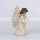 Hot Selling Wood Resin Angel Statue Crafts thumbnail-2