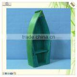 Compartment Tray Red Green Color Decoration Boat Miniature thumbnail-4