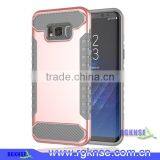 RGKNSE Factory Price TPU PC 2 in 1 Hybrid Phone Case For Samsung Galaxy S8 Back Cover thumbnail-3