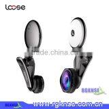 RGKNSE 360 Degree Rotation Muti Angle Phone Camera Lens Kits High Quality Selfie Ring Light Night USing Mini Selfie Flash Light thumbnail-1