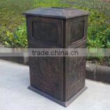 Arlau Outdoor Park Aluminium Waste Bin thumbnail-3