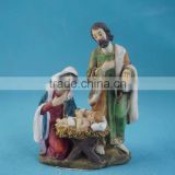 Custom resin figures reflect nativity set manger story with all kinds of shapes