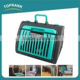 New Design Portable Triangular Folding Plastic Cat Carrier thumbnail-2