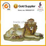 17.5 Inch Resin Craft Decoration Large Lively Animal Lion Statues For Sale thumbnail-4