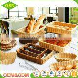 Wholesale Cheap Bakery Bread Basket Wicker Rattan Bread Basket thumbnail-1