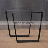 Wholesale 30 Inch Metal Flat Steel Black Coated Office Table Leg thumbnail-1