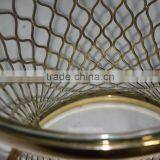 CN8014 Modern Golden Mesh Base Design Clear Glass Top Coffee Table and Side Table. thumbnail-3