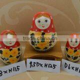 Ceramic Hand Painted Doll Storage Jar for Home Deco thumbnail-1