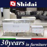 White Modern Bedside Table N-817 thumbnail-2