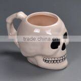 Promotional Product Ceramic Skull 3D Mug With Concave Eye thumbnail-1