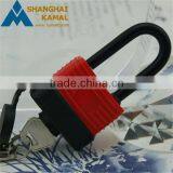 Normal or Long Shackle Aluminum Laminated Padlock With Rubber Cover Waterproof Gate Locks thumbnail-1