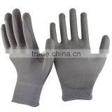 NMSAFETY 13 Gauge Knitted Nylon or Polyester Liner Coated PU on Palm Gloves thumbnail-3