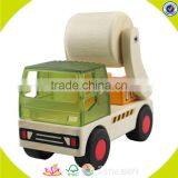 Wholesale Fashion Wooden Cement Truck Toy High Quality Baby Wooden Cement Truck Toy Best Wooden Cement Truck Toy W04A061 thumbnail-3