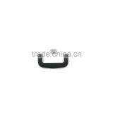 5/8" Plastic Loop in Black, Rectangle Plastic Ring, Adjustable Plastic Loop For Strap, Durable POM Loop For Bag thumbnail-1