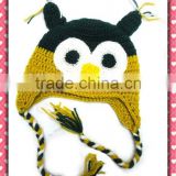 wholesale STOCK crochet baby owl hat