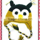 Wholesale STOCK Crochet Baby Owl Hat