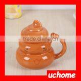 UCHOME Funny Shaped Decorative Ceramic Coffee Tea Mug