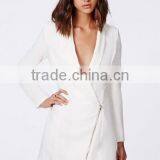 Jackets and Coats Wholesale Female Blazer Jacket for Women Latest Design High Quality White Color Formal Wear Coats and Jackets thumbnail-5