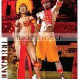 Hot selling women carnival costumes samba outfits with feathers