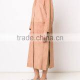 Hot Sale High Quality Women Long Suede Coats Wholesale thumbnail-2