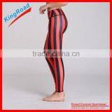 100% Polyester Fabric or Spandex Coolmax Fabric Compression Running Pants thumbnail-4