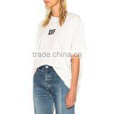 NE Norboe New Style Fashion Unisex Letter Printed Casual Tops Hip Hop Round Neck Oversize T-shirt thumbnail-3