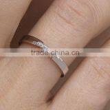 Simple Design Plain Style All Kinds of Eternity O Ring Thin Promise Ring for Wedding thumbnail-4