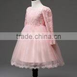 MGOO Boutique Clothing Korea Sryle Lace Dress For Girl White And Pink 2-9 Years Old Dresses Infant MGT004 thumbnail-3
