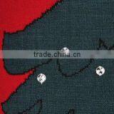 Christmas Red Color Pullover Hooded Sweater For Women thumbnail-2