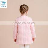 Girls Jacquard Winter Outwear Kids' Tweed Quilted Coat Designs For Girl thumbnail-4