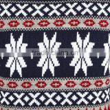 Crew Neck Long Sleeve Snowflake Jacquard Christmas Sweater for Men thumbnail-6