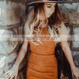 Hollow Out I Ladies Dresses Suede Fabric Fashion Backless Women Sexy Dress thumbnail-6