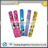 Hot Selling Design Custom Printed Slap Band Bracelet thumbnail-1