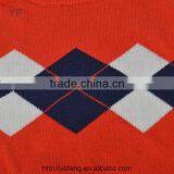 Girl's Cotton Ribbed Jacquard Pullover Sweater thumbnail-3