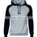 Raglan Hoodie String Plain Pullover Sweatshirts thumbnail-1
