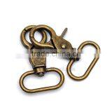 25mm 1inch Antique Brass Bronze Color Alloy Swivel Clasps Snap Key Hooks DIY Key Chain Ring HK-005 thumbnail-3