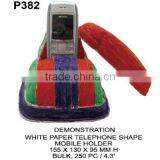 P382 DEMONSTRATION WHITE PAPER TELEPHONE SHAPE thumbnail-1