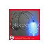 PS Customized Color Logo LED Flashing Necklaces for for Promotion / Holiday