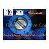 Lever / Pneumatic Actuator EPDM U Type Butterfly Valve With Ductile Iron , Stainless Steel