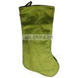 43CM Large 3D Green and Red High Quality Home Decoration Gift Christmas Stockings With Christmas Grass - Santa Claus thumbnail-2