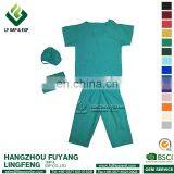 Emerald green kids scrubs