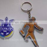 Custom Pvc 3D Rubber/soft Pvc/silicone Plastic Keychain, Sport Keyring , Pineapple Custom Pvc Key Ring